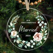 First Christmas Married Ornament 2024 1st Christmas Mr and Mrs Wedding Gift - €1,80 EUR First Christmas Married Ornament 2024 1st Christmas Mr and Mrs Wedding Gift - €1,80 EUR