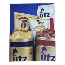 Vintage Utz Quality Foods Catalog 1990s Pretzels, Potato Chips and Popcorn - £7.81 GBP