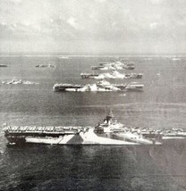 Murderers Row Carriers In Ulithi Anchorage 1945 WW2 Photo Print Military... - £31.44 GBP