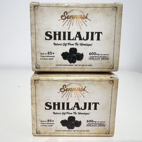 2 Shilajit Pure Himalayan Organic Shilajit Resin - 600mg Maximum Potency... - $29.70