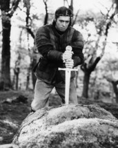 Nigel Terry in Excalibur as King Arthur Pulling Sword Out of Stone 16x20 Canvas - £55.94 GBP