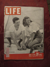 LIFE magazine June 21 1948 Cape Cod Party Movie Ads Alida Valli Hong Kong - £9.27 GBP