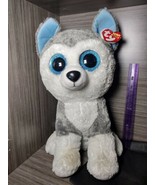 TY Beanie Boos Slush Husky Large Jumbo 18” Plush Stuffed Animal Toy - £18.38 GBP