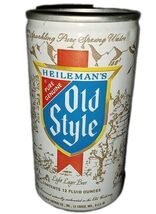 HEILEMAN&#39;S Old Style EMPTY Beer Can Vintage PULL TAB 5&quot; Open Top La Cros... - $125.18 MXN