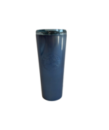 Starbucks Stainless Steel Light Blue Shine 16oz Tumbler Cup NEW - $38.63 CAD