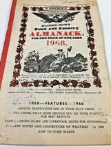 Vtg J Grubers Farmer Almanac Agricultural Baltimore Hagerstown Maryland 60s 1968 - £6.11 GBP