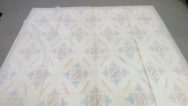 9x12 White Blue Handmade Cotton Flat-weave  SCANDINAVIAN Kilim Turkish Rug - £612.16 GBP