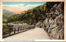 Beauty Curve Berkshire Hills Mohawk Trail Massachusetts MA WB Postcard L8 - $4.42