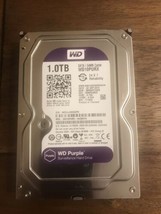 1Tb 3.5” SATA WD Hdd Security Hard Drive Western Digital Purple 24/7 - $29.99
