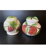Fitz And Floyd Omnibus Salt And Pepper Shakers 1991 - £11.02 GBP