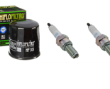 HiFloFiltro Oil Filter &amp; 2 NGK CR8E Spark Plugs Tune Up Kit Kawasaki Nin... - £19.64 GBP