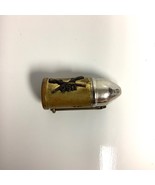 Vtg WWI WWII Trench Art Brooch Pin USA Protect The Flag Bullet Cartridge... - $870.89 MXN