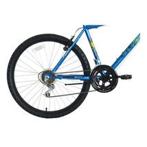 Titan Pioneer 18-Speed Steel Men's Mountain Bike, Blue White Fast Shipping image 4