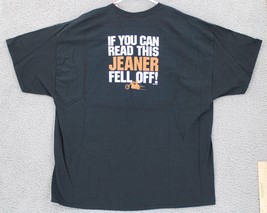 If You Can Read This Jeaner Fell Off T-Shirt SZ 3XL Black Biker Motorcyc... - $9.99
