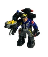 Rescue Heroes Willy Stop Night Patrol &amp; Pop-Up Barricade Pack 2001 Matte... - £9.21 GBP