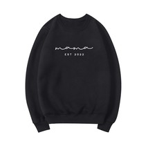 Mama Est 2022 Sweatshirt Mothers Day Gift Mom Crewneck Sweatshirt Gift for Mom W - £83.45 GBP