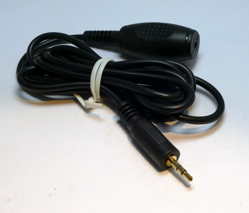 TRS Stereo Male to Female 2.5mm to 2.5mm Audio Cable 2 feet  long  exten... - $7.45