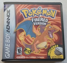 Pokémon Fire Red Version Pokemon Case Only Game Boy Advance Gba Box Best Quality - £11.16 GBP