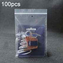 100pcs  Perforated Ziplock Bag Thickened Transparent Packaging Bag Plastic Seale - £3.94 GBP
