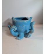Bath &amp; Body Works Ceramic Blue Octopus Foaming Hand Soap Holder - $414.64 MXN