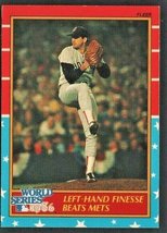 Boston Red Sox Bruce Hurst Left Hand Finess 1987 Fleer 1986 World Series #1 ! - £0.59 GBP