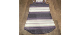 Lululemon Womens  Purple Stripe Refresh Racer Tank Top size 2 - £15.98 GBP