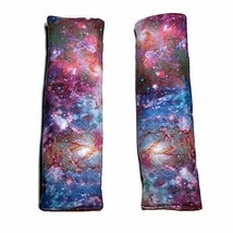 Set of 2 Universal Car Seat Belt Cover, Super Nova Big Bang Galaxy Space, Truck  - £17.27 GBP