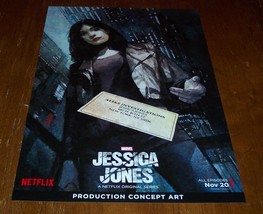 Marvel Comics Jessica Jones Tv Show Krysten Ritter Art Sketch Promo Poster New - £11.59 GBP