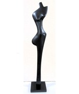 James Myford Aluminum Sculpture &quot;Single Elongated Form&quot; Dark Blue Signed... - $55,286.47 MXN