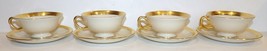 Exquisite Set Of 4 Lenox China P-67 Lowell Cups &amp; Saucers - £71.05 GBP