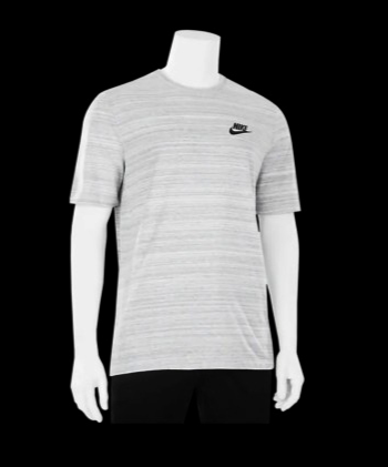 Nike Sportswear Advance 15 Knit Tee. White Heather &amp; Black. Men&#39;s Size: ... - $49.99