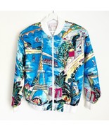 Vintage 90s Porto Cruz Women’s Nylon Resort Seaside Sailing Jacket M Blu... - $41.13 CAD