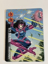 Marvel Overpower Domino Universe Card 1995  Distributed by Fleer - £0.78 GBP