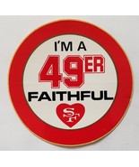 Vintage Original San Francisco 49er Pinback: I&#39;m A 49er Faithful - $9.44 CAD