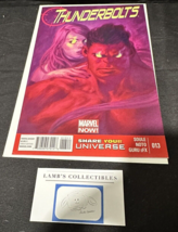 Thunderbolts #13 Sep 2013 Marvel Comic Book Red Hulk team Soule Noto Gur... - £13.77 GBP
