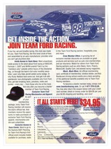 Team Ford Racing Club Charter Membership Vintage 1999 Print Magazine Ad - £7.61 GBP