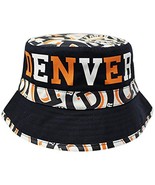 Denver Custom Print City Name Bucket Hat (Navy/Orange) - $20.44 CAD