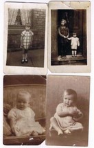 WW1 Photographs (4) Babies Children Early Twentieth Century - £7.40 GBP