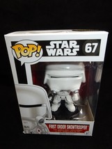 Funko POP! Star Wars First Order Stormtrooper Vinyl Bobblehead Figure #67 - £11.18 GBP