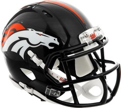 * Sale * Denver Broncos Nfl Speed Mini Football Helmet - Ships Fast! - £24.74 GBP