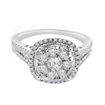 1.32 Ct Round Cut Diamond 14K White Gold Plated Womens Engagement Wedding Ring - £85.75 GBP
