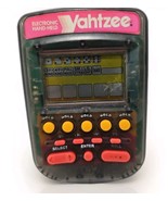 Yahtzee Electronic Handheld Game Clear Black Milton Bradley 1995 Vtg Wor... - $458.53 MXN