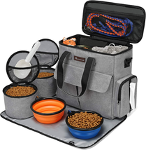 Dog Travel Bag, Weekend Pet Travel Set for Dog and Cat, Airline Approved - $69.00