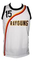Vince Carter #15 Roswell Rayguns Basketball Jersey New Sewn White Any Size image 4