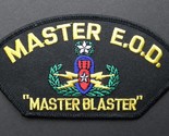 MASTER BLASTER EOD ORDINANCE DISPOSAL EMBROIDERED PATCH 5 X 3.25 INCHES - $5.64