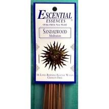 Sandalwood escential essences incense sticks 16 pack - $5.75