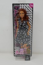 Mattel 2017 Barbie Fashionistas Doll #74 Redhead Seeing Stars Outfit - £21.52 GBP