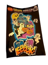 Halloween  Color-Clings Window Pumpkins Ghosts Vintage 90s USA Prismatix - $9.97