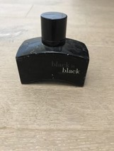 Authentic Black Is Black Cologne by Nu Parfums for Men EDT 3.4 oz 90% Full - £9.41 GBP