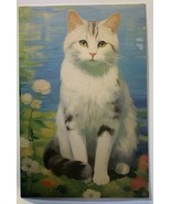 Cat Kittens Oil Painting Retro Style Postcard Wall Decor - £3.08 GBP